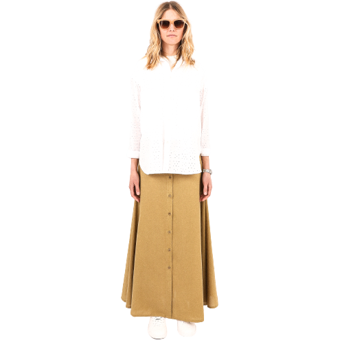 Labo Art W Skirt Gonna Megan Skirt, Biscotto / Beige