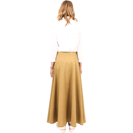 Labo Art W Skirt Gonna Megan Skirt, Biscotto / Beige