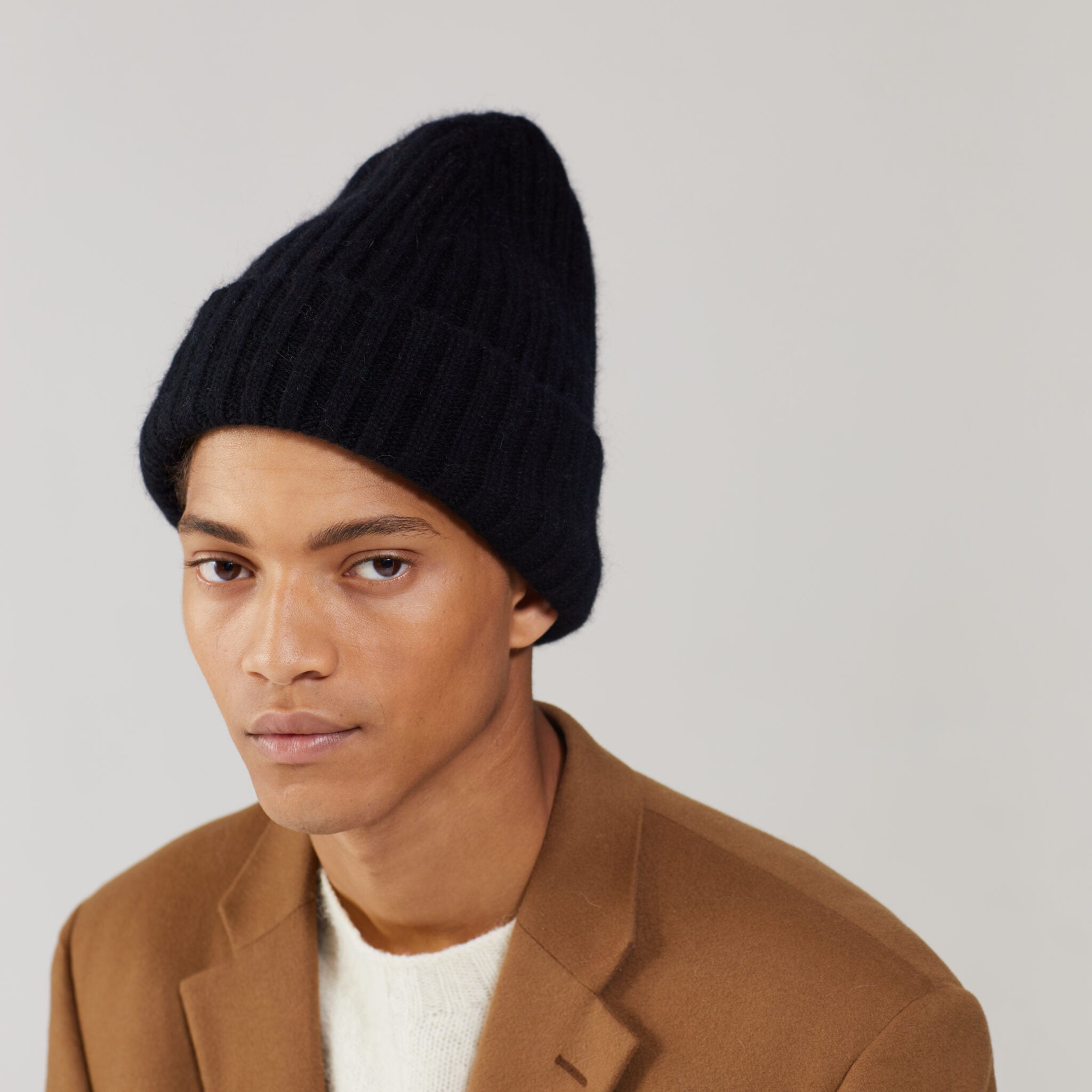 Le Bonnet Beanie Large Beanie, Onyx