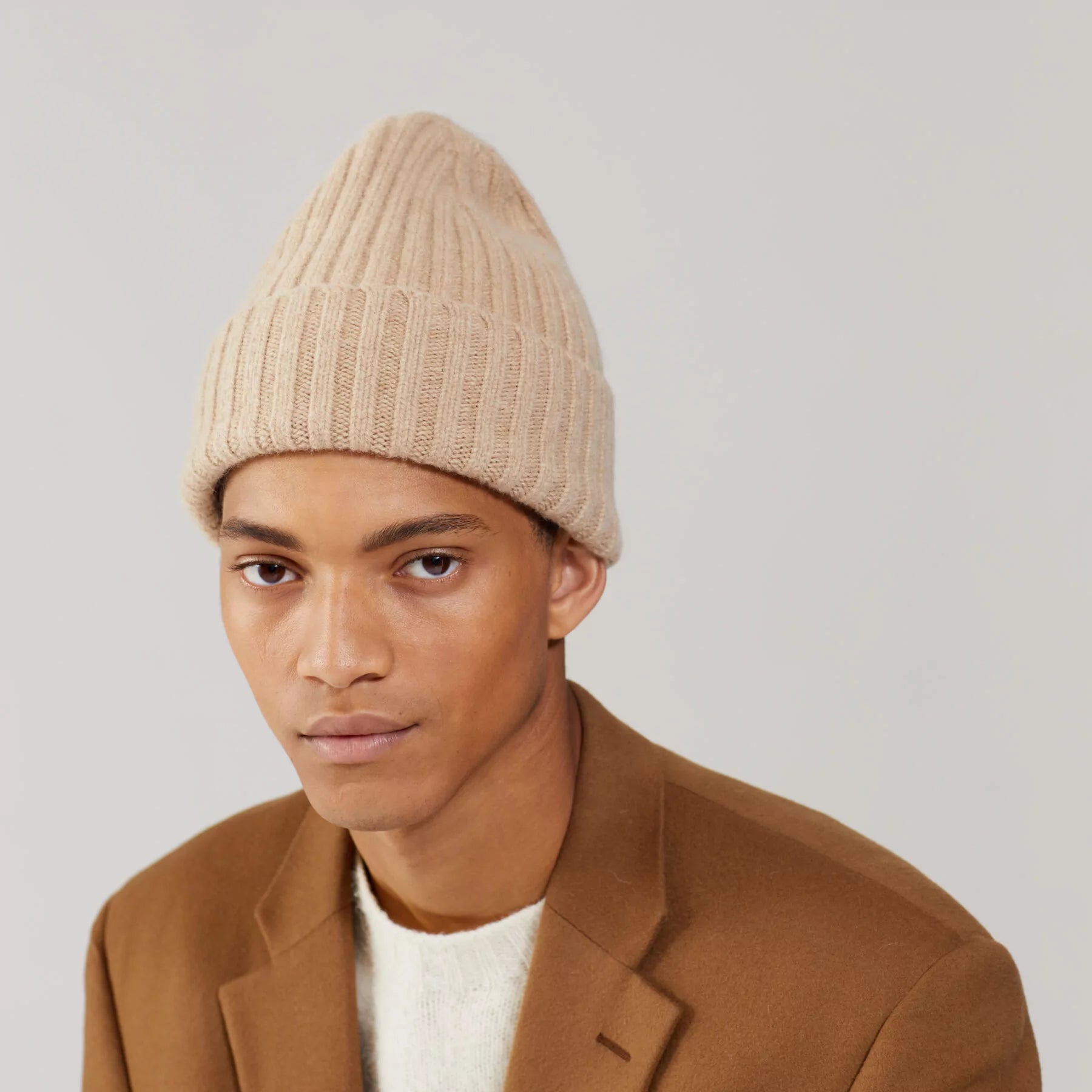 Le Bonnet Beanie Large Beanie, Sand