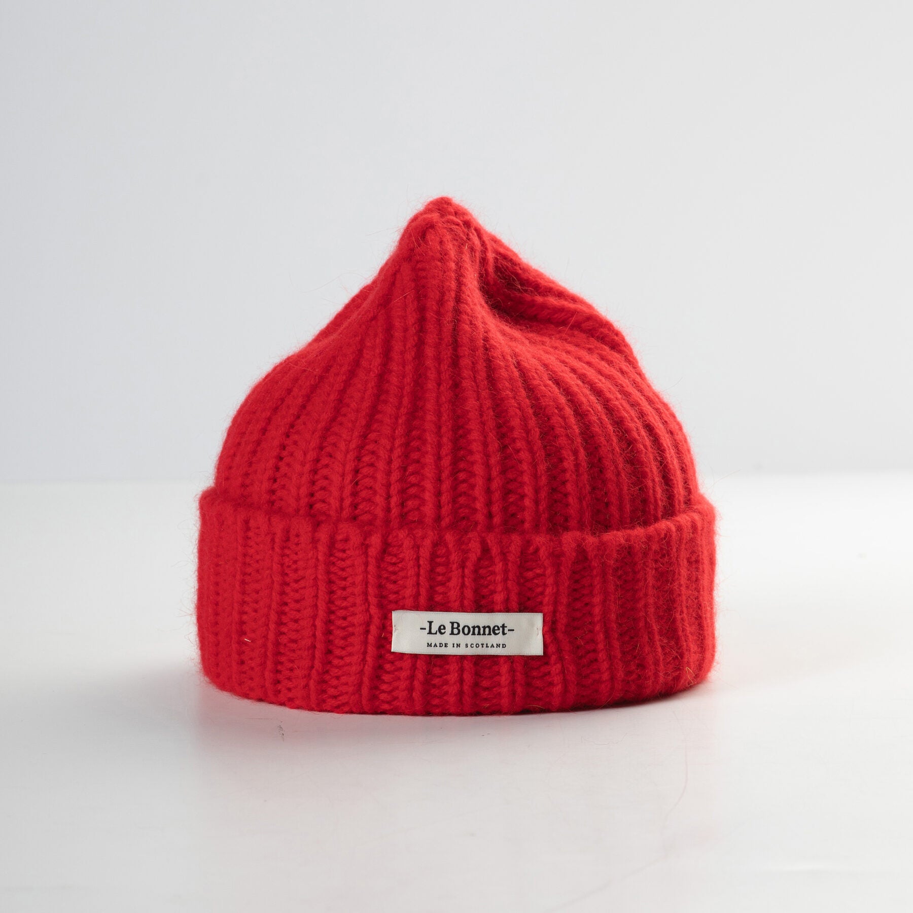 Le Bonnet Beanie Logo Beanie, Crimson