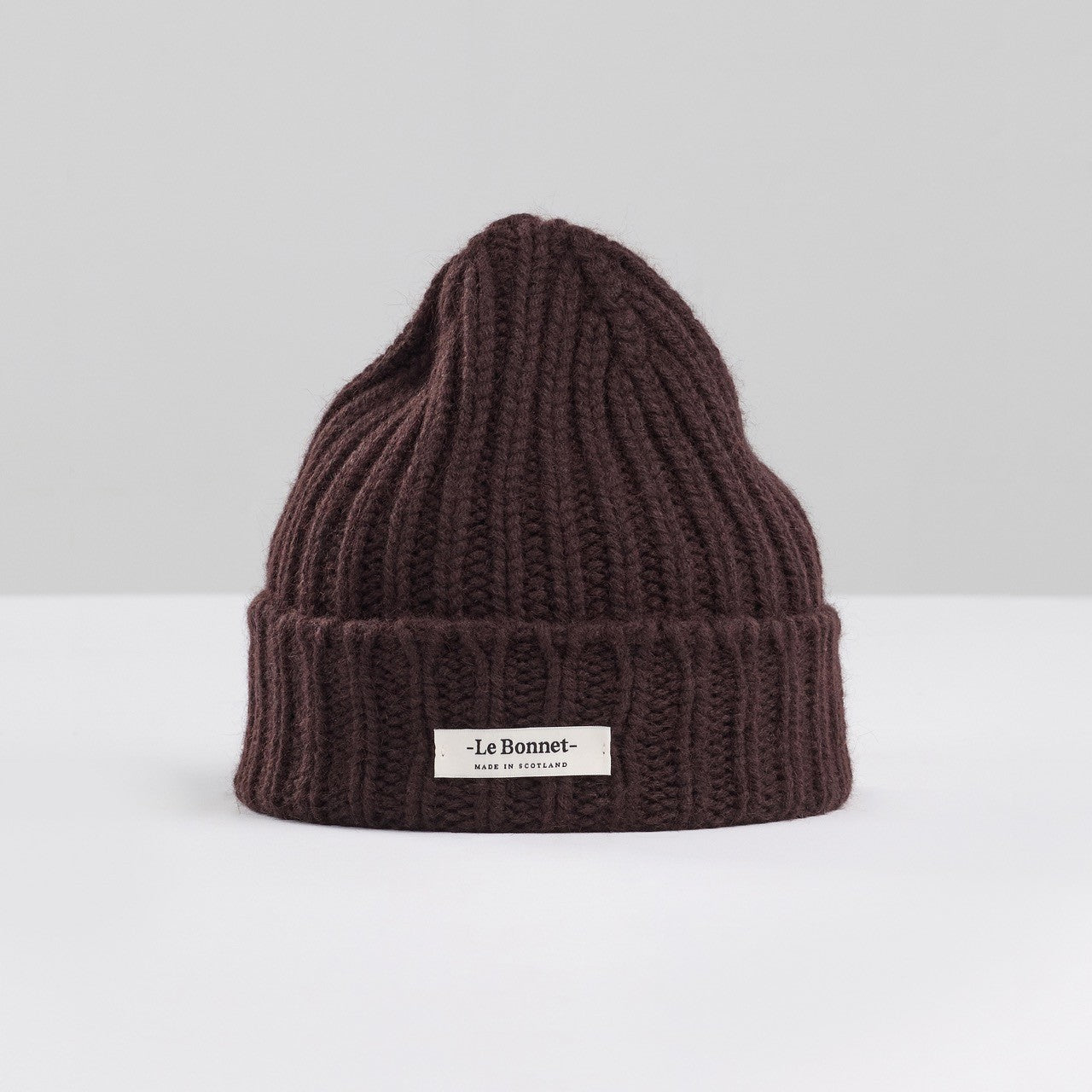 Le Bonnet Beanie Logo Beanie, Espresso