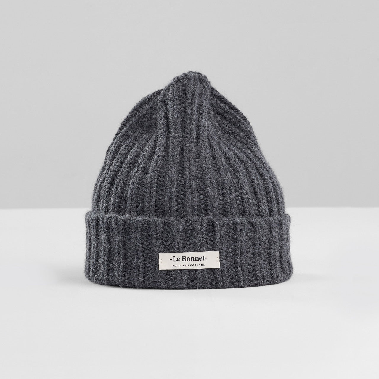 Le Bonnet Beanie Logo Beanie, Graphite