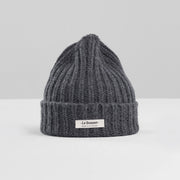 Le Bonnet Beanie Logo Beanie, Graphite
