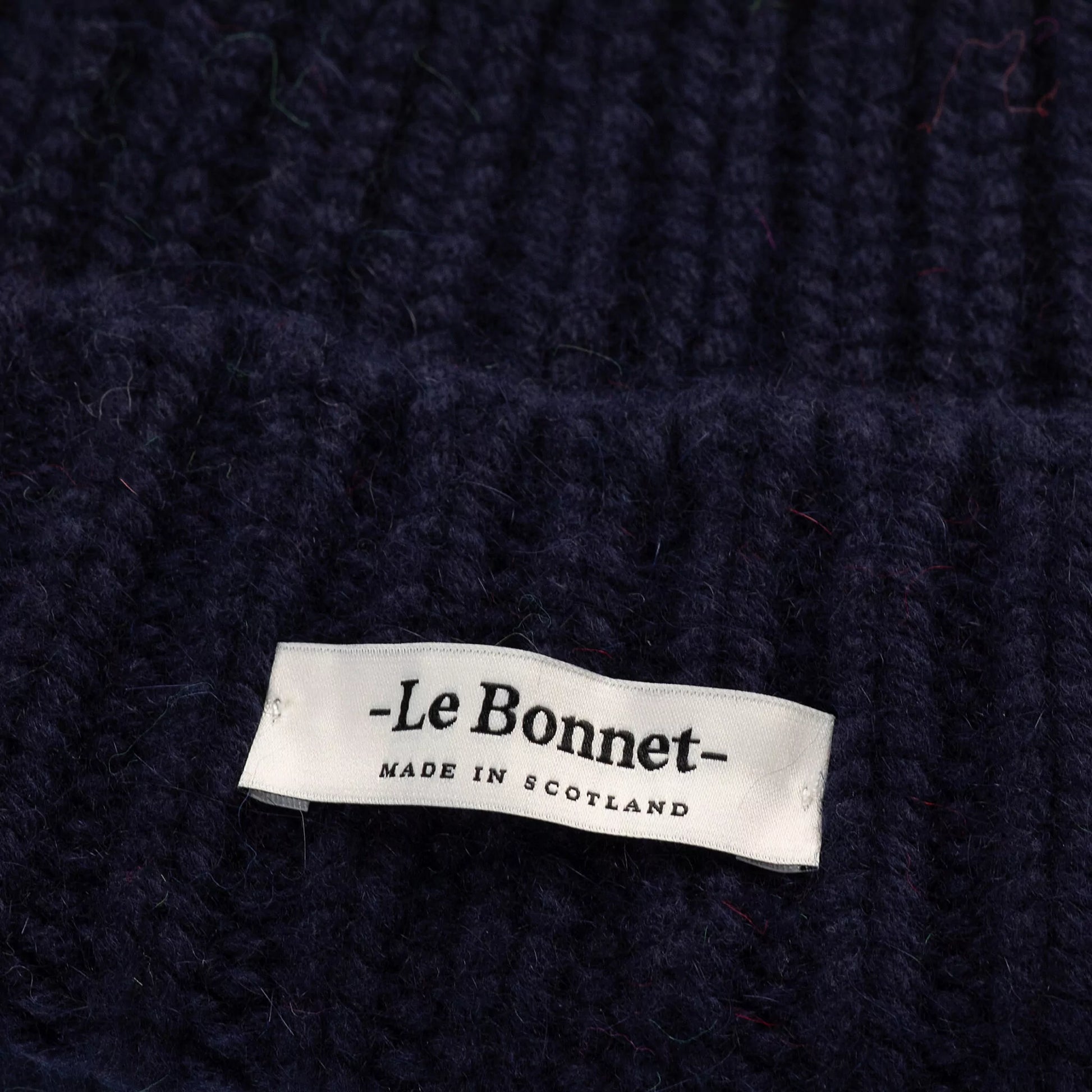 Le Bonnet Beanie Logo Beanie, Midnight