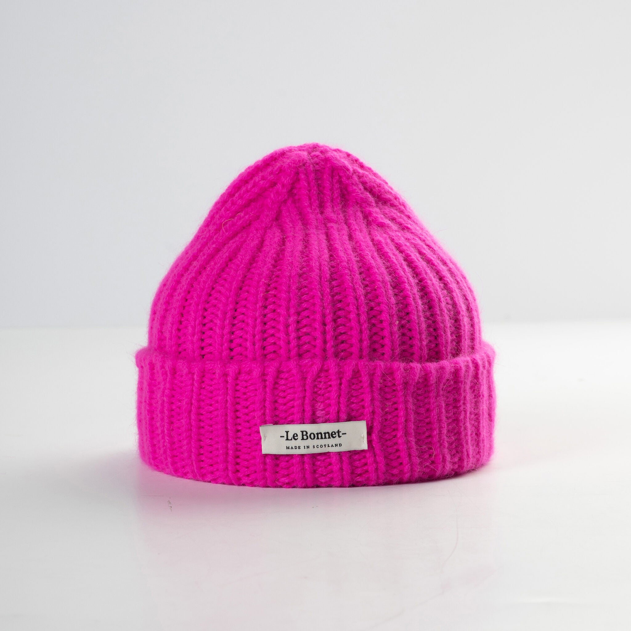 Le Bonnet Beanie Logo Beanie, Poppy Pink