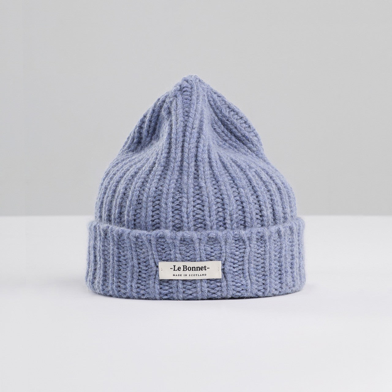 Le Bonnet Beanie Logo Beanie, Washed Denim