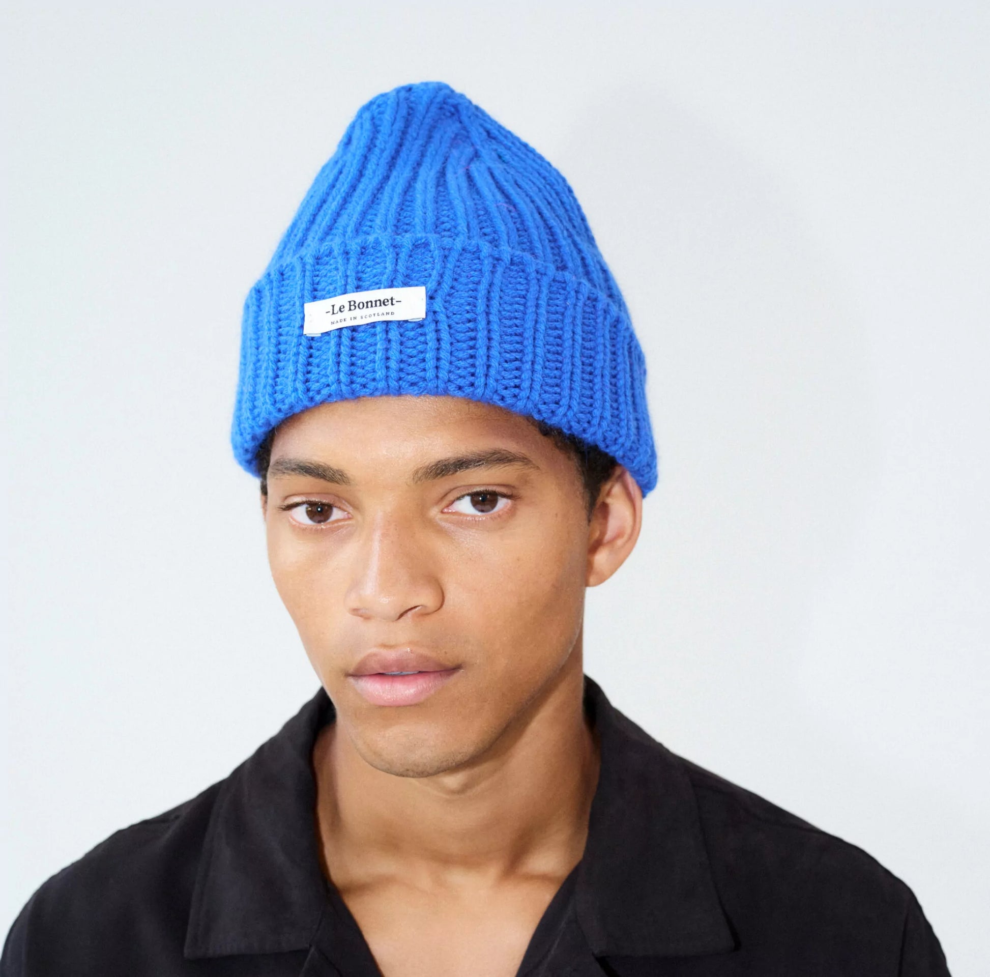 Le Bonnet Hats Logo Beanie, Royal Azure
