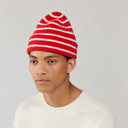 Le Bonnet U Beanie Beanie, Crimson Stripe