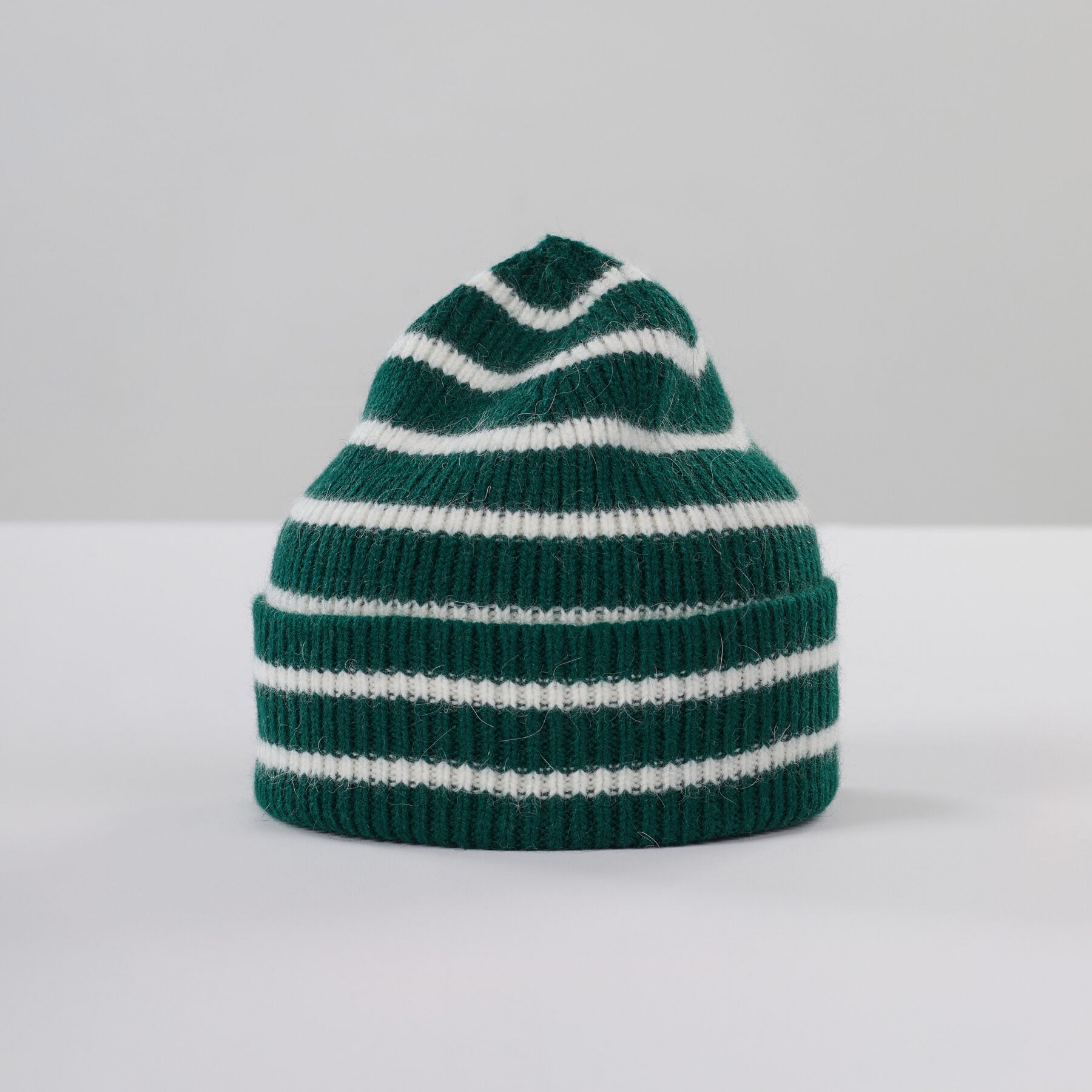 Le Bonnet U Beanie Beanie, Moss Stripes