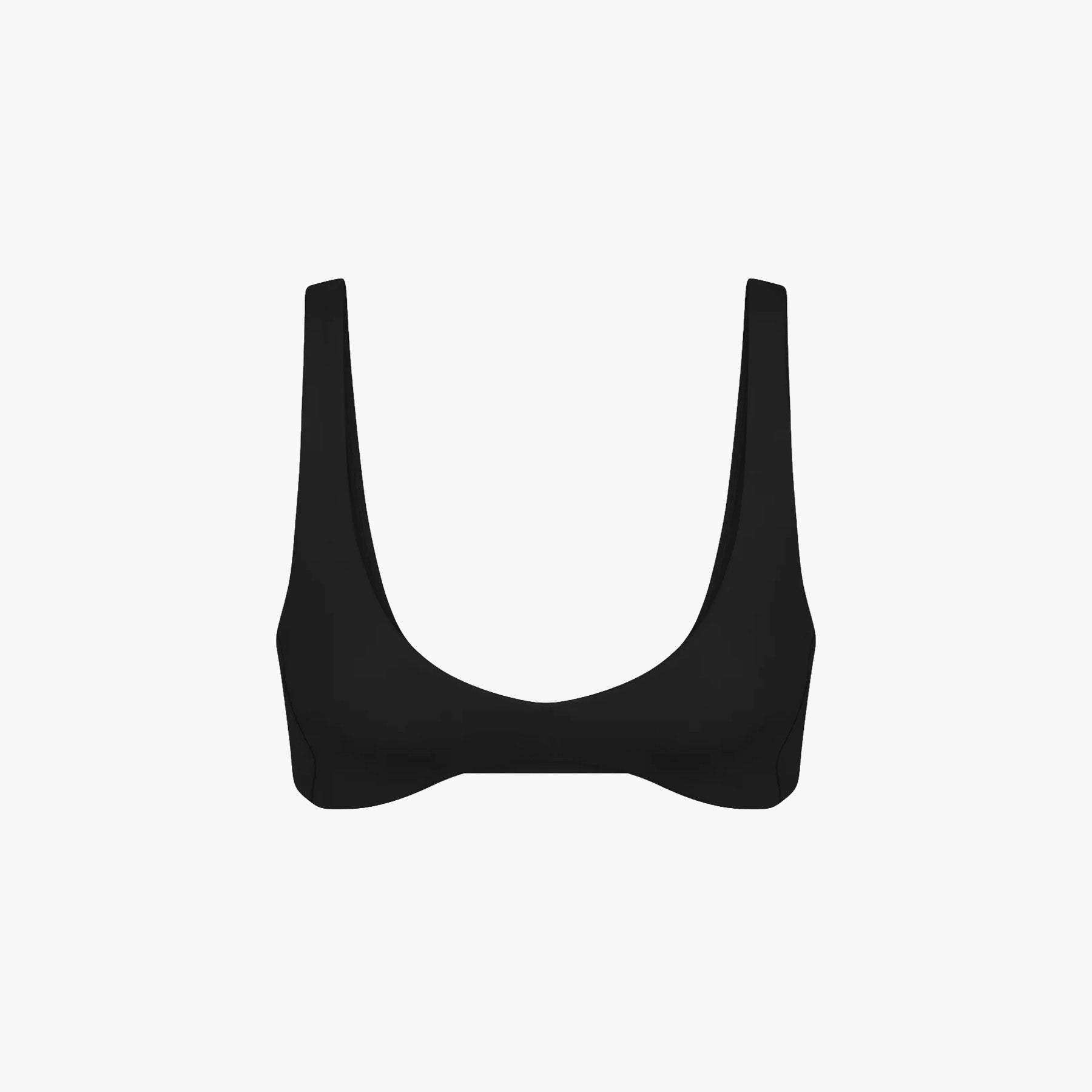 Left On Friday Swimwear Top Jet / S Plunge Top