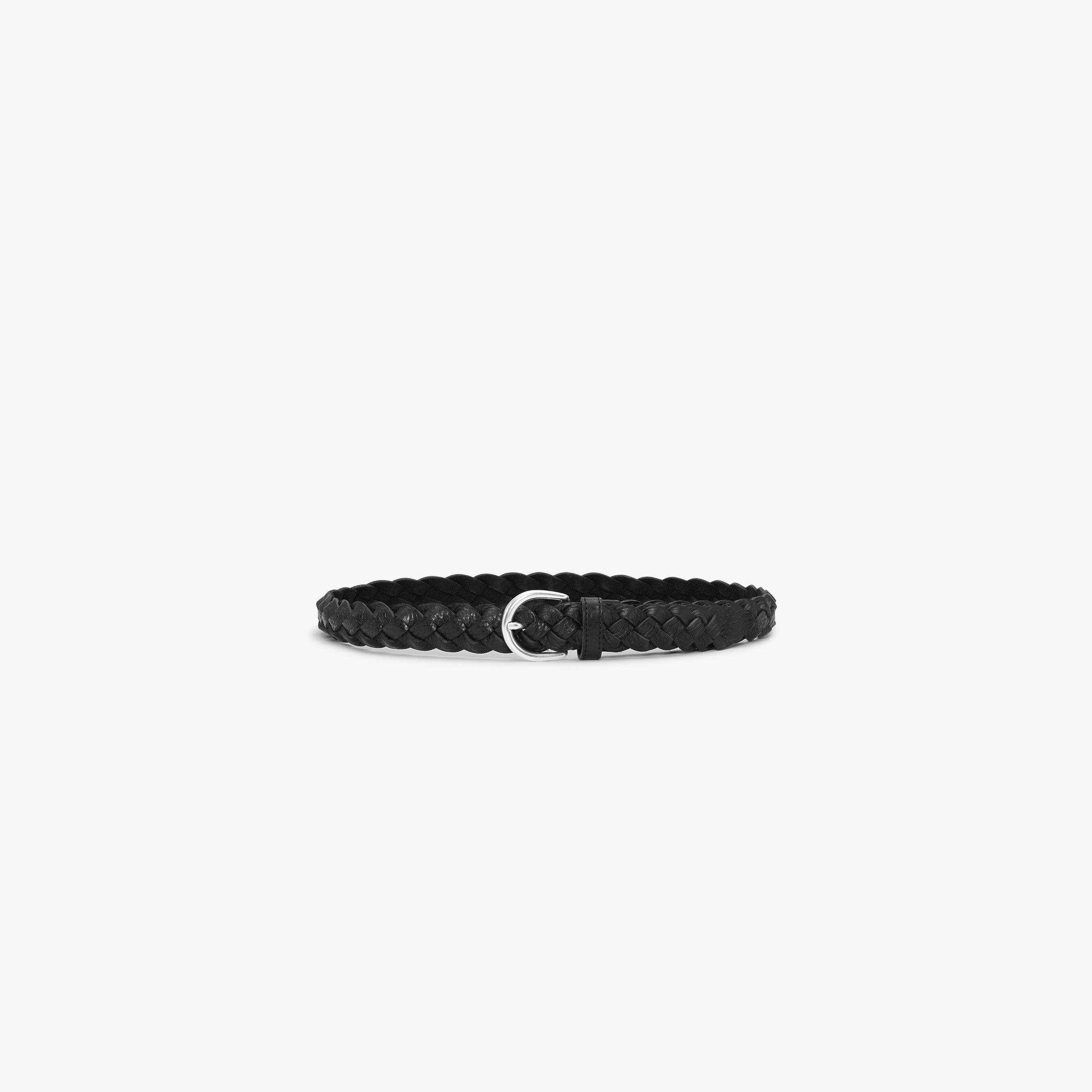 Les Deux ACCESSORIES Black / 85 Victor Braided Belt