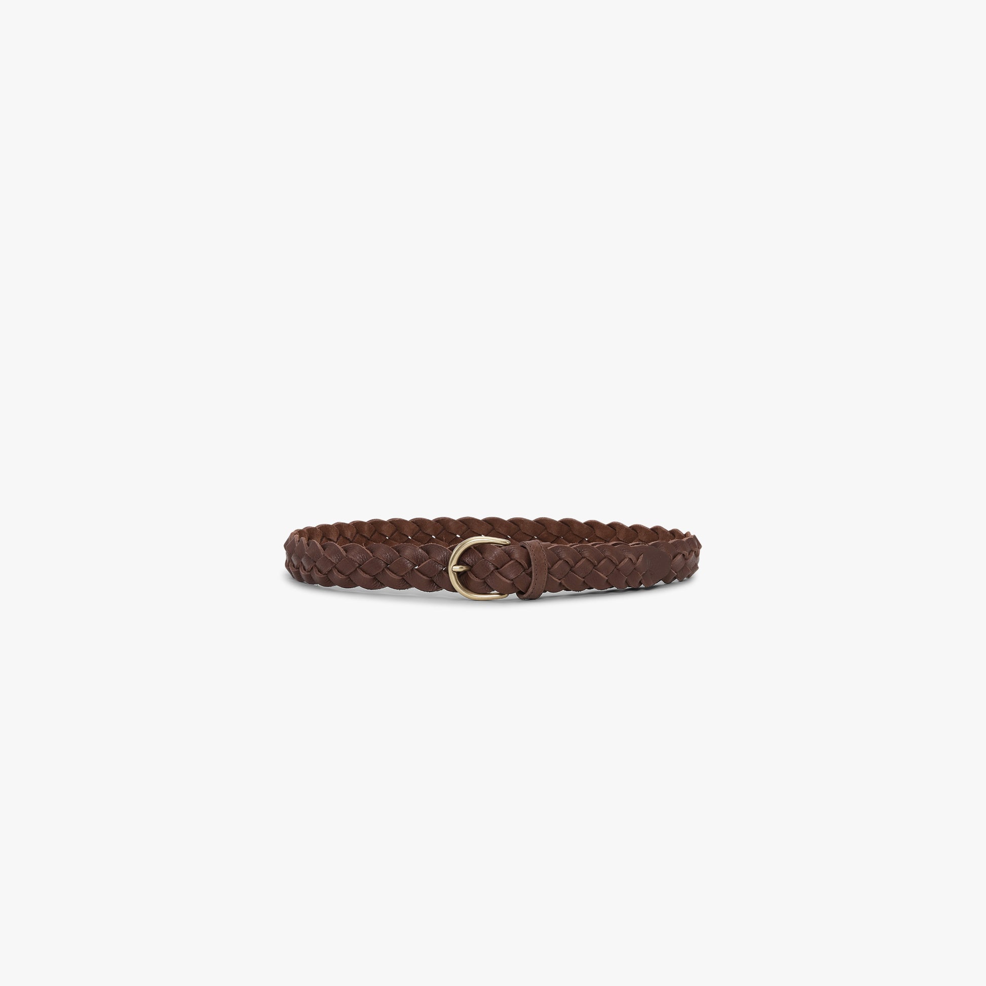 Les Deux ACCESSORIES Brown / 85 Victor Braided Belt