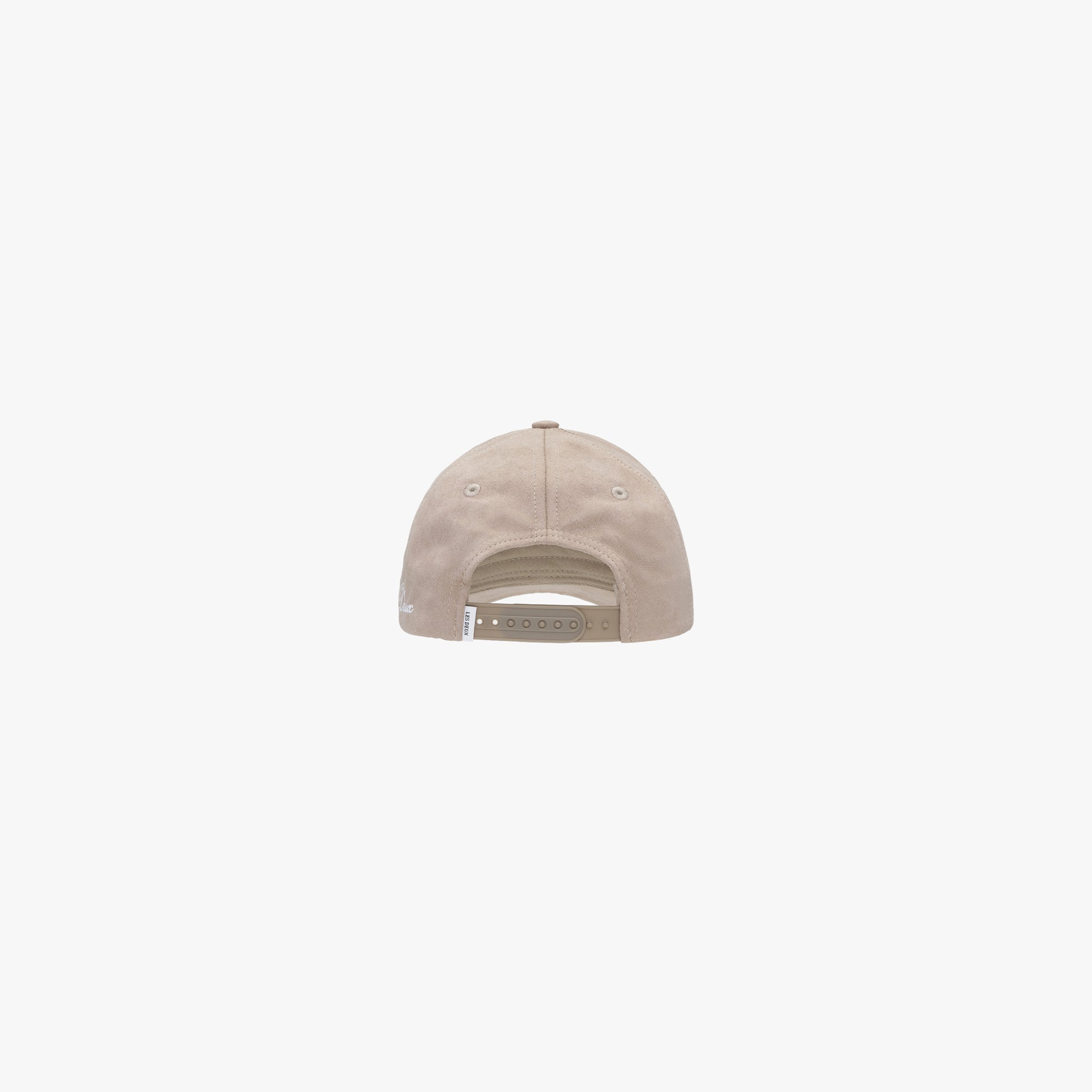 Les Deux ACCESSORIES Encore Suede Baseball Cap-Dark Sand