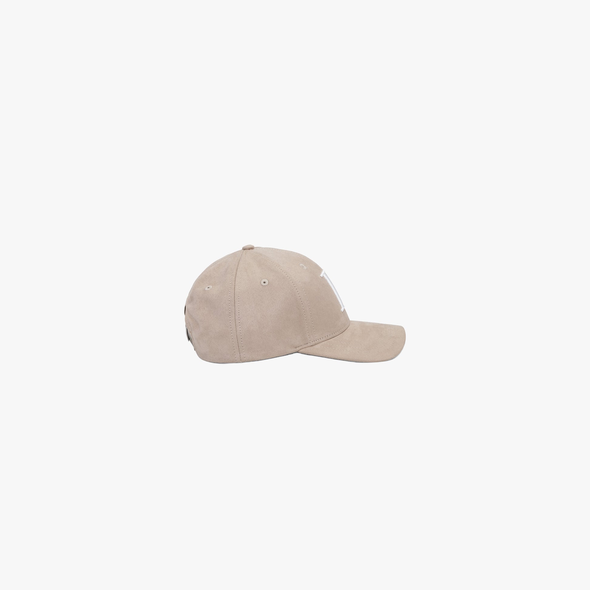 Les Deux ACCESSORIES Encore Suede Baseball Cap-Dark Sand