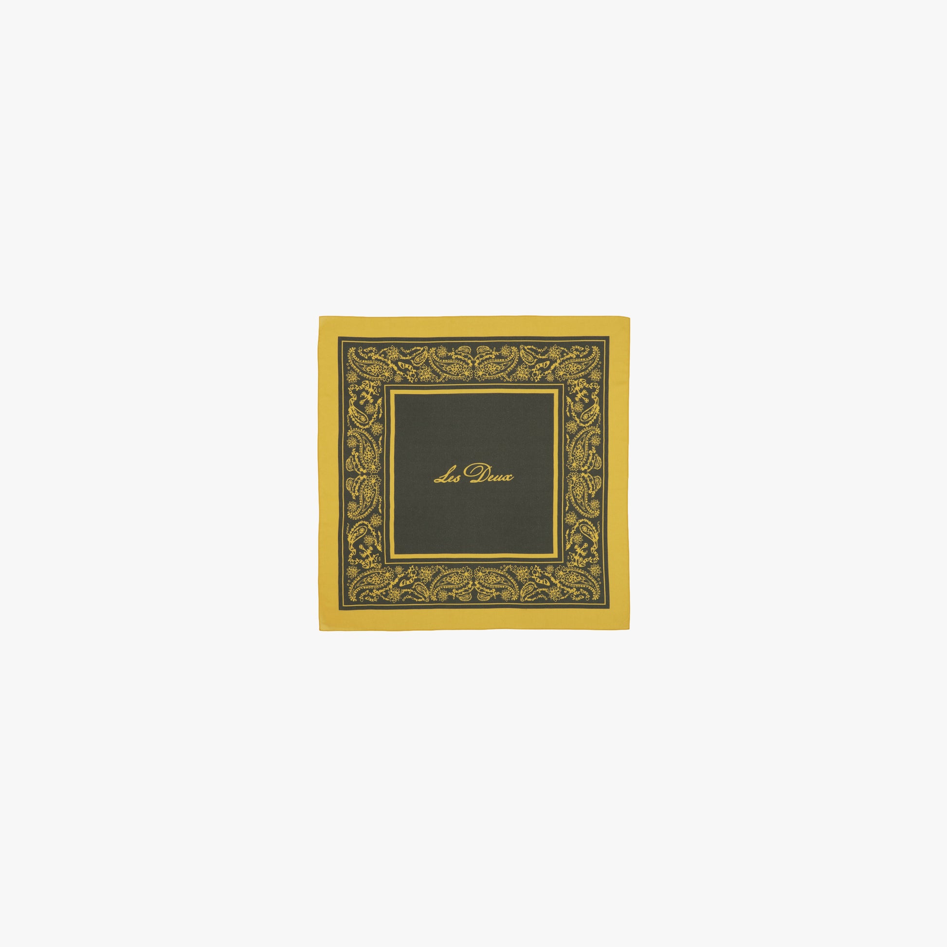 Les Deux ACCESSORIES Turkish Coffee Brown / One size Crew Paisley Neckerchief