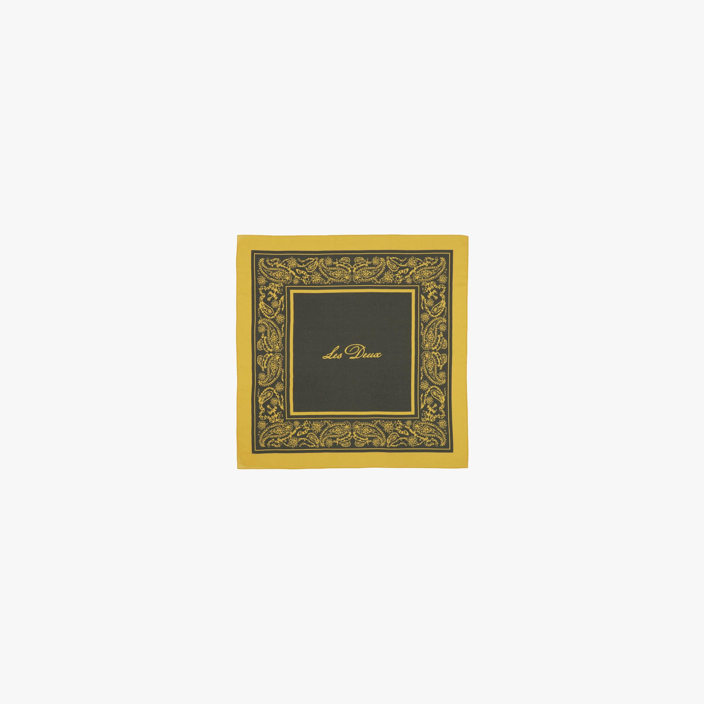 Les Deux ACCESSORIES Turkish Coffee Brown / One size Crew Paisley Neckerchief