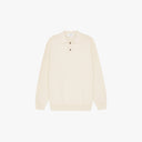 Les Deux KNITWEAR Billy Weave Knitted Ls Polo-Light Ivory