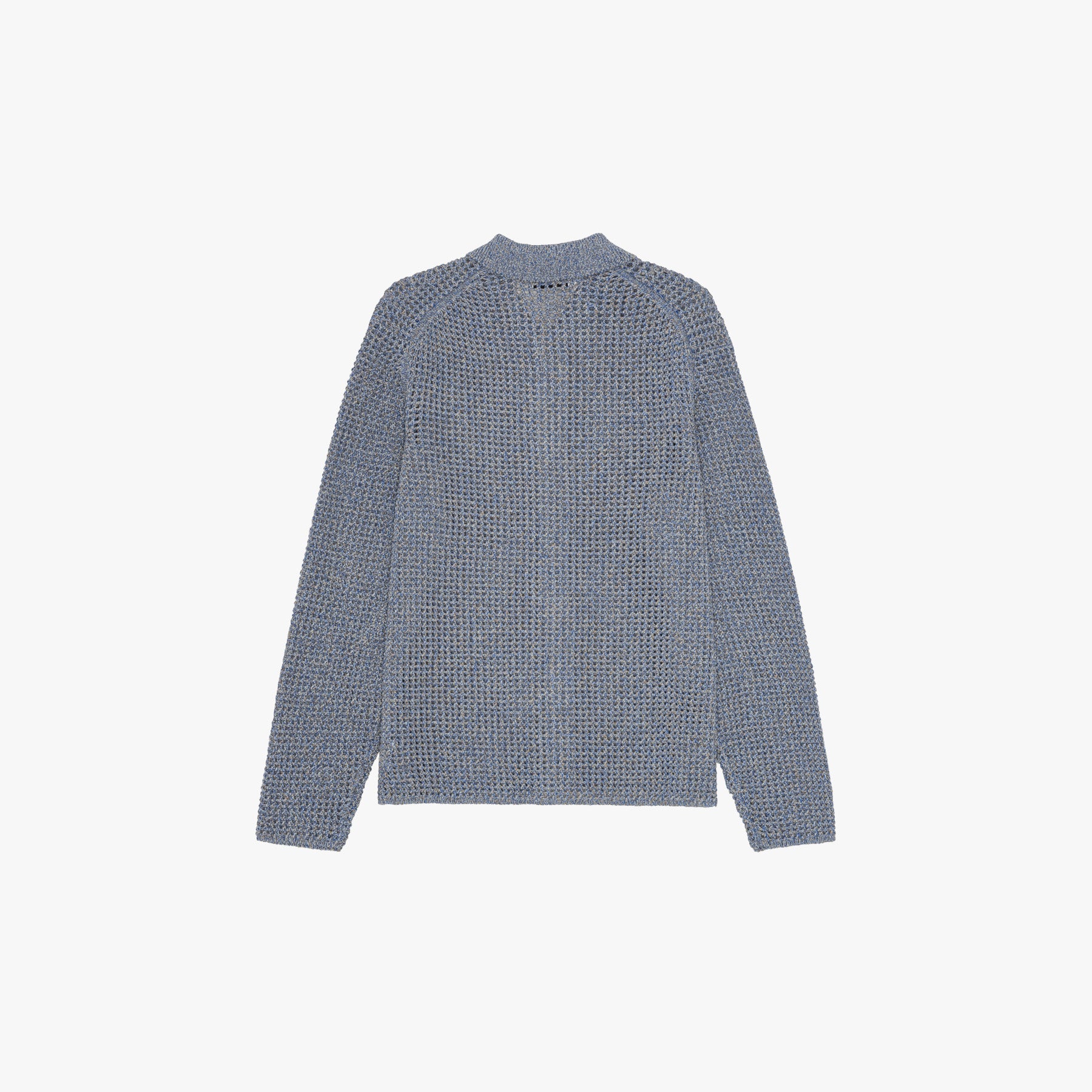 Les Deux KNITWEAR Gerald Ls Knitted Shirt-Dark Denim Blue