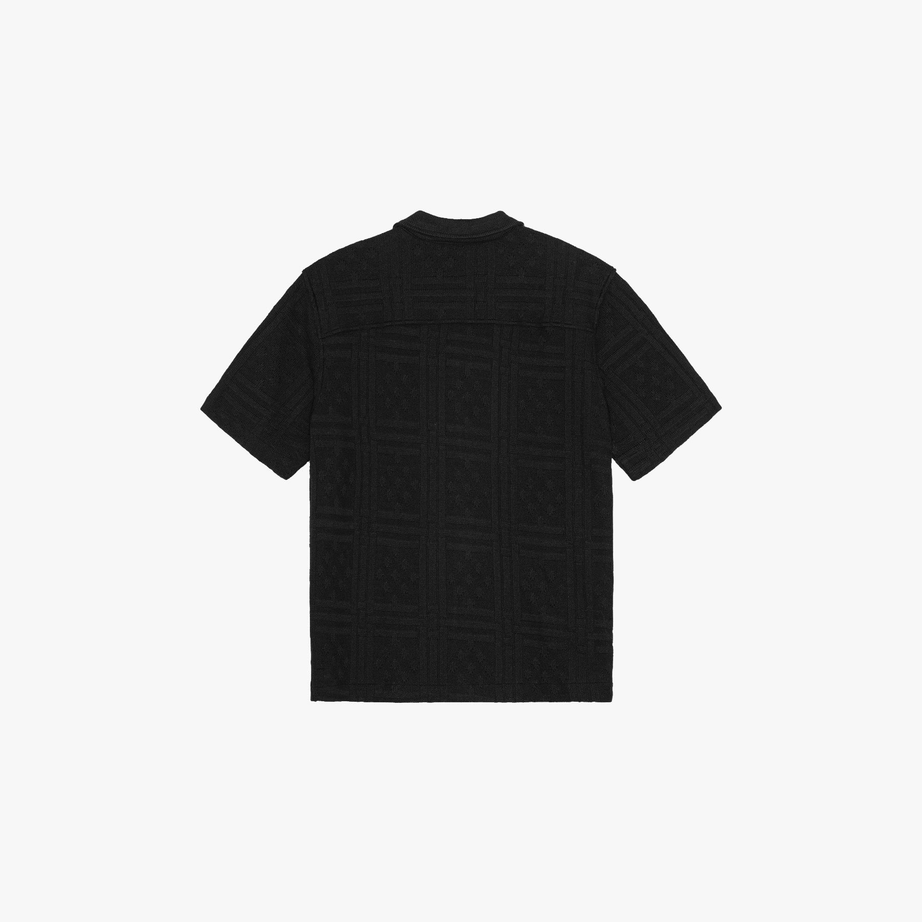 Les Deux KNITWEAR Hector Pointelle Ss Shirt-Black