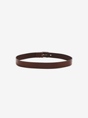 Les Deux M Belts Witten Leather Belt - Brown