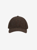 Les Deux M Hat O/S Core Herringbone Baseball Cap - Mole Brown
