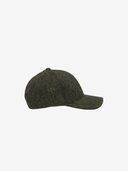 Les Deux M Hat O/S Core Herringbone Baseball Cap - Rifle Green
