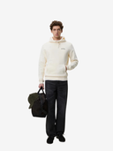 Les Deux M Hoodie Signature Print Hoodie - Light Ivory