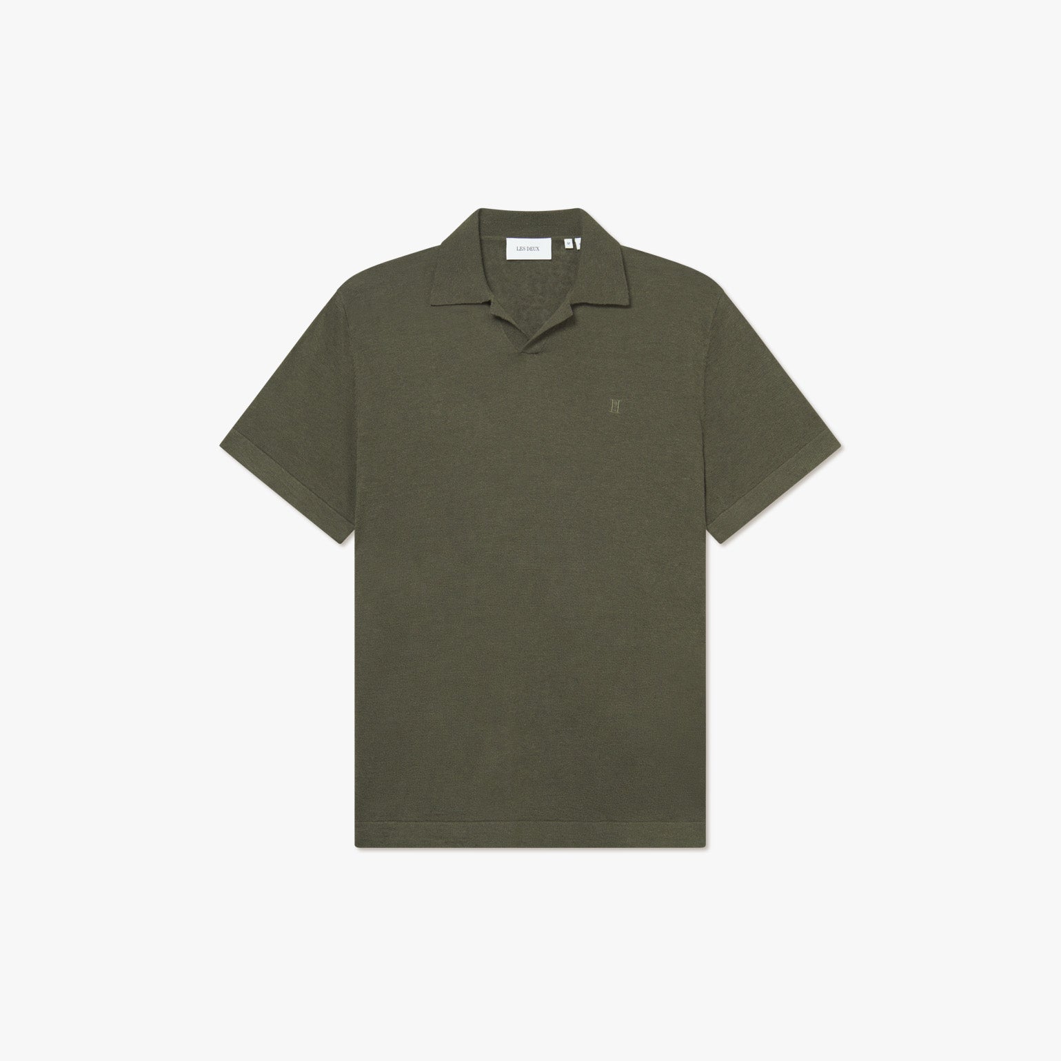 Les Deux M Polo Green / S Knit Polo