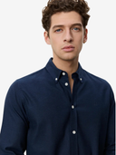 Les Deux M Shirt NB Soft Flannel Shirt - Dark Navy Blue