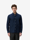 Les Deux M Shirt NB Soft Flannel Shirt - Dark Navy Blue