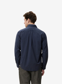 Les Deux M Shirts Garment Dyed Shirt - India Ink Blue