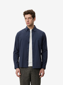 Les Deux M Shirts Garment Dyed Shirt - India Ink Blue