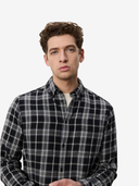 Les Deux M Shirts Vintage Check Shirt - Black