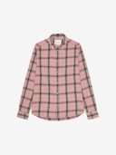 Les Deux M Shirts Vintage Check Shirt - India Ink Blue