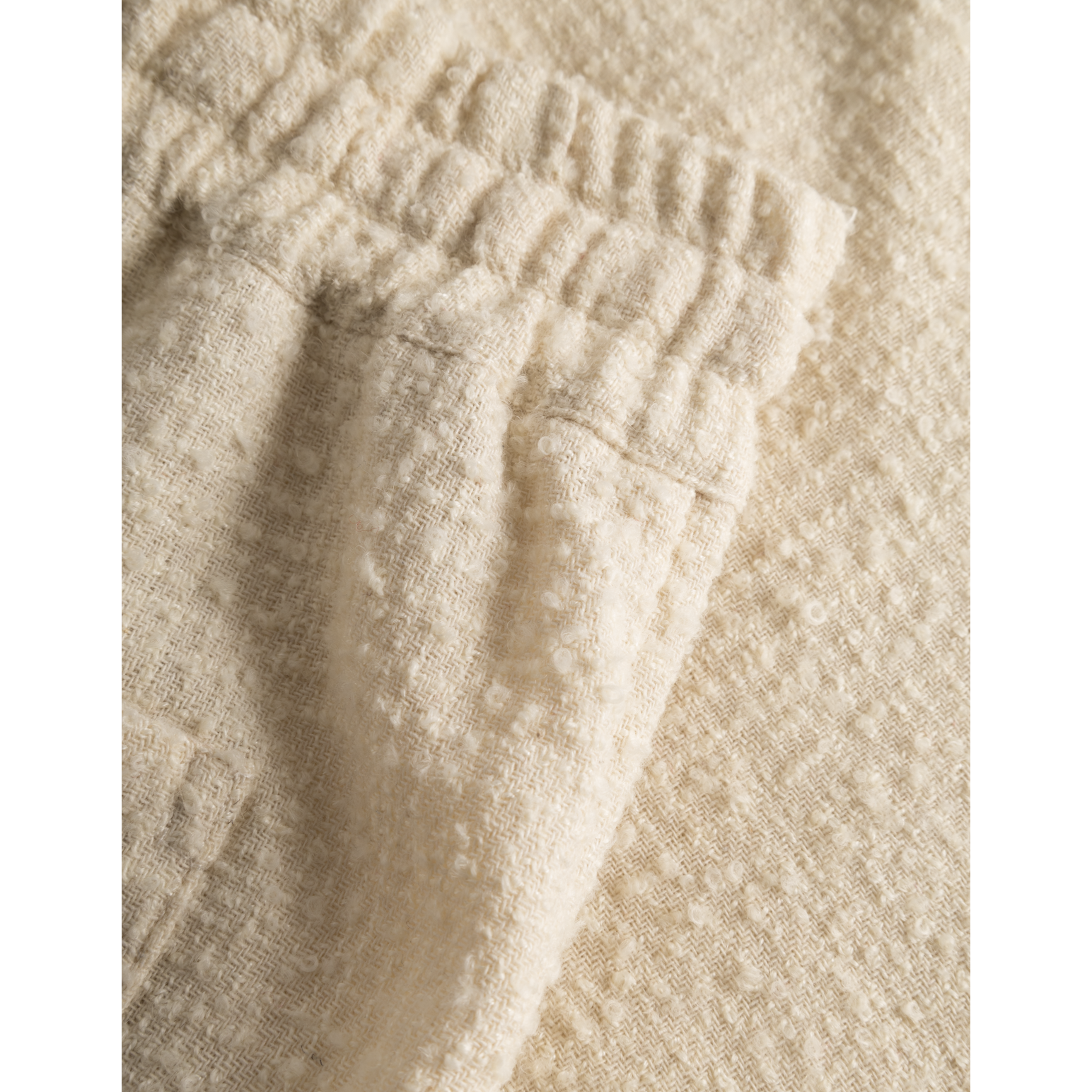 Les Deux M Shorts Kevin Boucle Shorts, Ivory