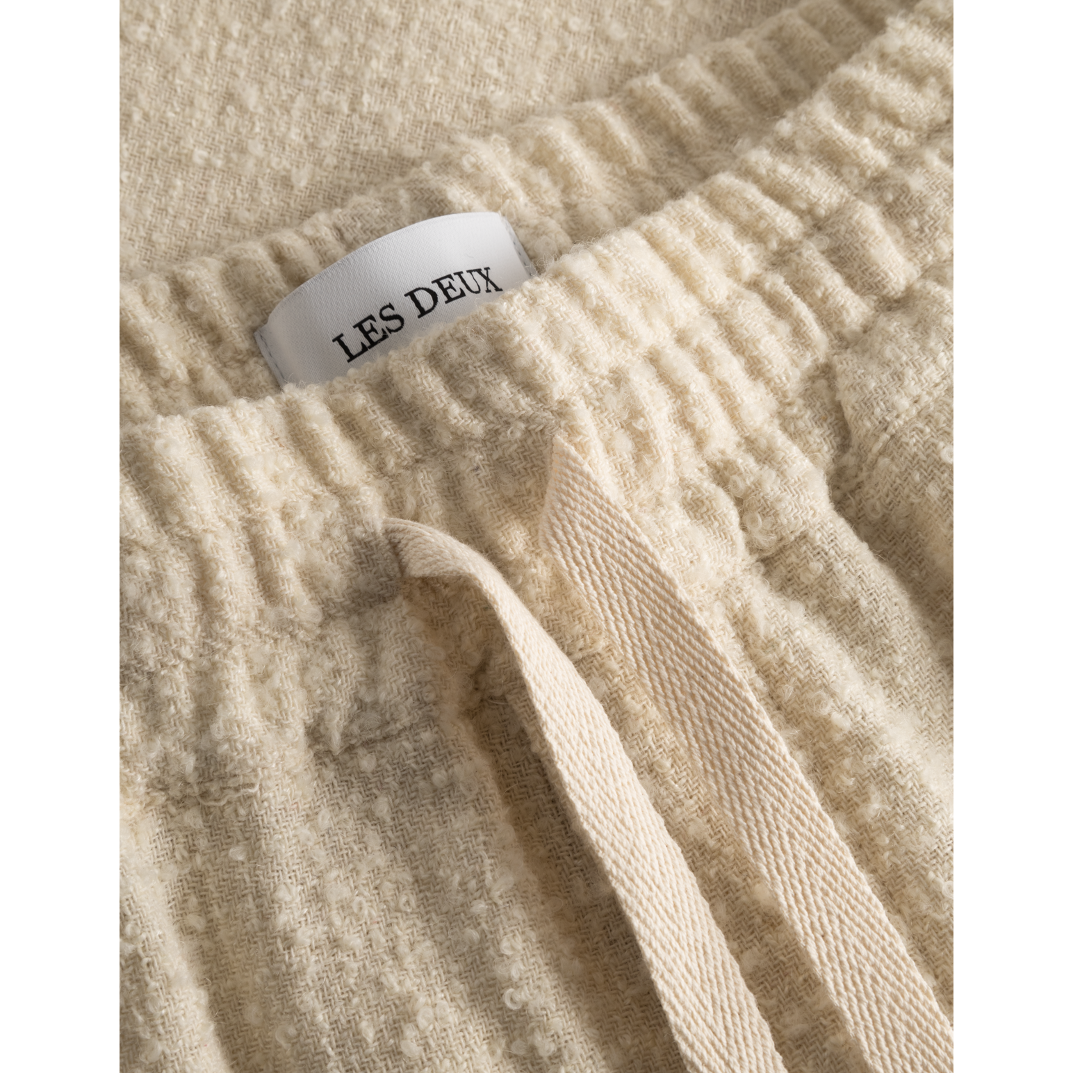 Les Deux M Shorts Kevin Boucle Shorts, Ivory