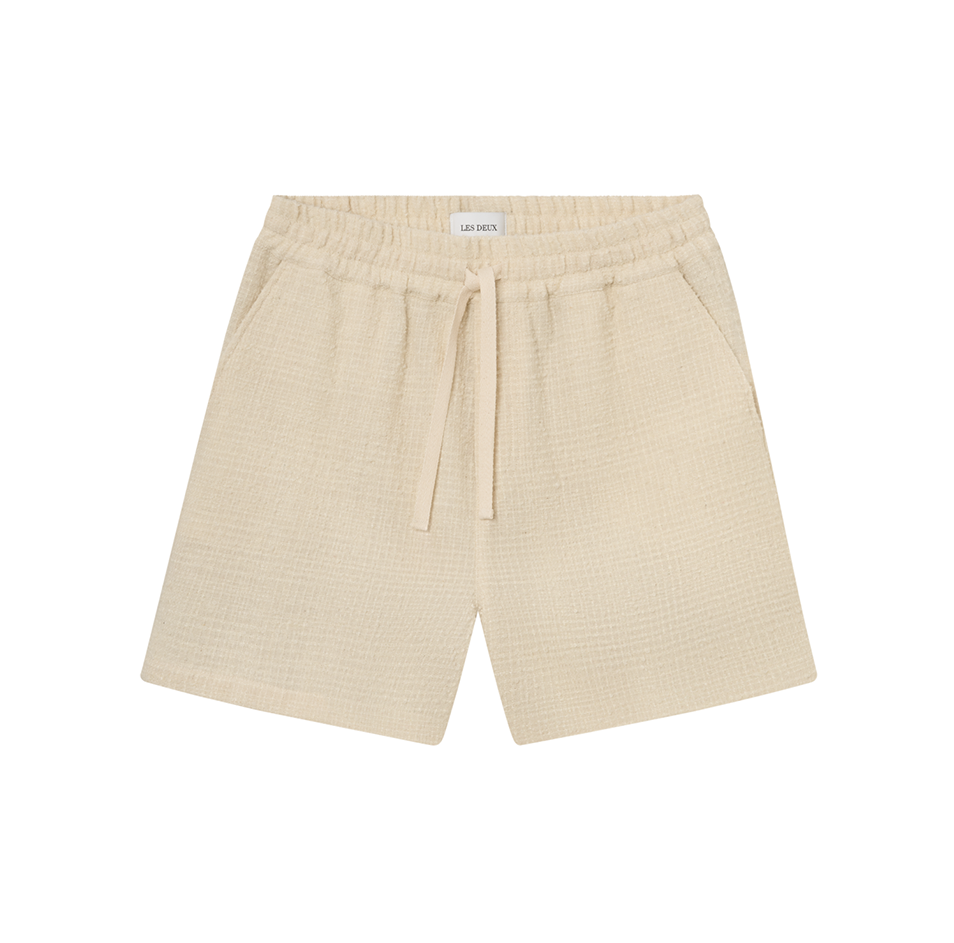 Les Deux M Shorts Kevin Boucle Shorts, Ivory