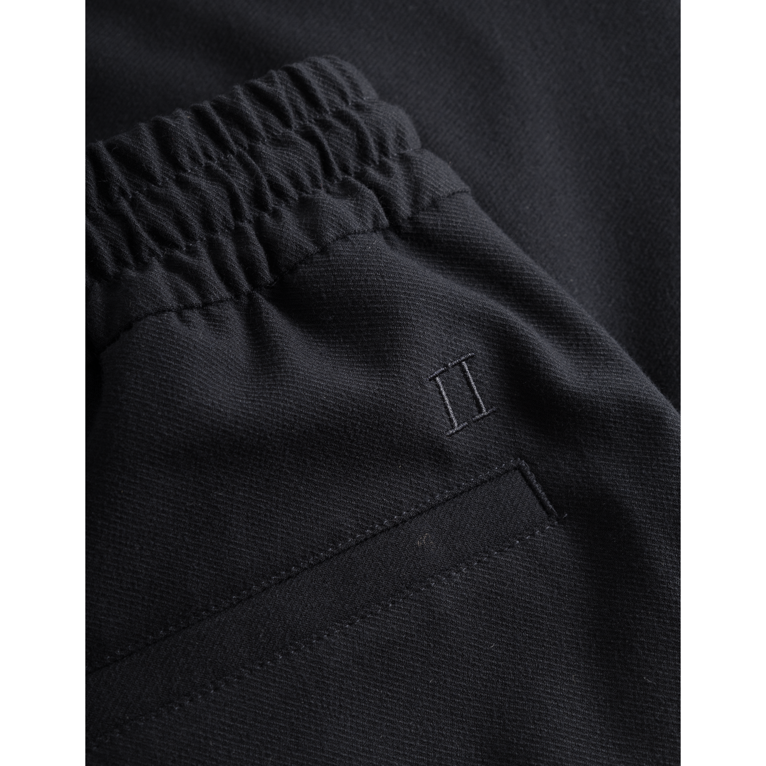 Les Deux M Shorts Patrick Twill Shorts, Dark Navy