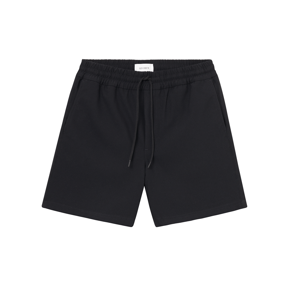 Les Deux M Shorts Patrick Twill Shorts, Dark Navy