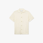 Les Deux M SS Button Down Ivory / S Gespertus SS Knit Shirt