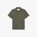 Les Deux M SS Button Down Olive Night / S Hector Lace SS Shirt