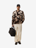 Les Deux M Sweaters Forrest Crewneck Knit - Shopping Bag Brown