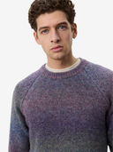Les Deux M Sweaters Gradient Roundneck Knit - Spiced Plum Purple