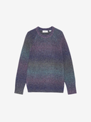 Les Deux M Sweaters Gradient Roundneck Knit - Spiced Plum Purple