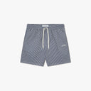Les Deux M Swim Stan Stripe Seersucker Swim Shorts, Light Sand/Blueprint