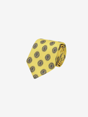 Les Deux M Tie O/S Ornament Tie - Cream Gold Yellow