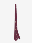 Les Deux M Tie O/S Record Tie - Chocolate Truffle Red