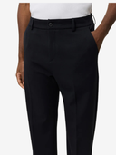 Les Deux M Trousers Como Solid Slack Pants - Dark Navy Blue