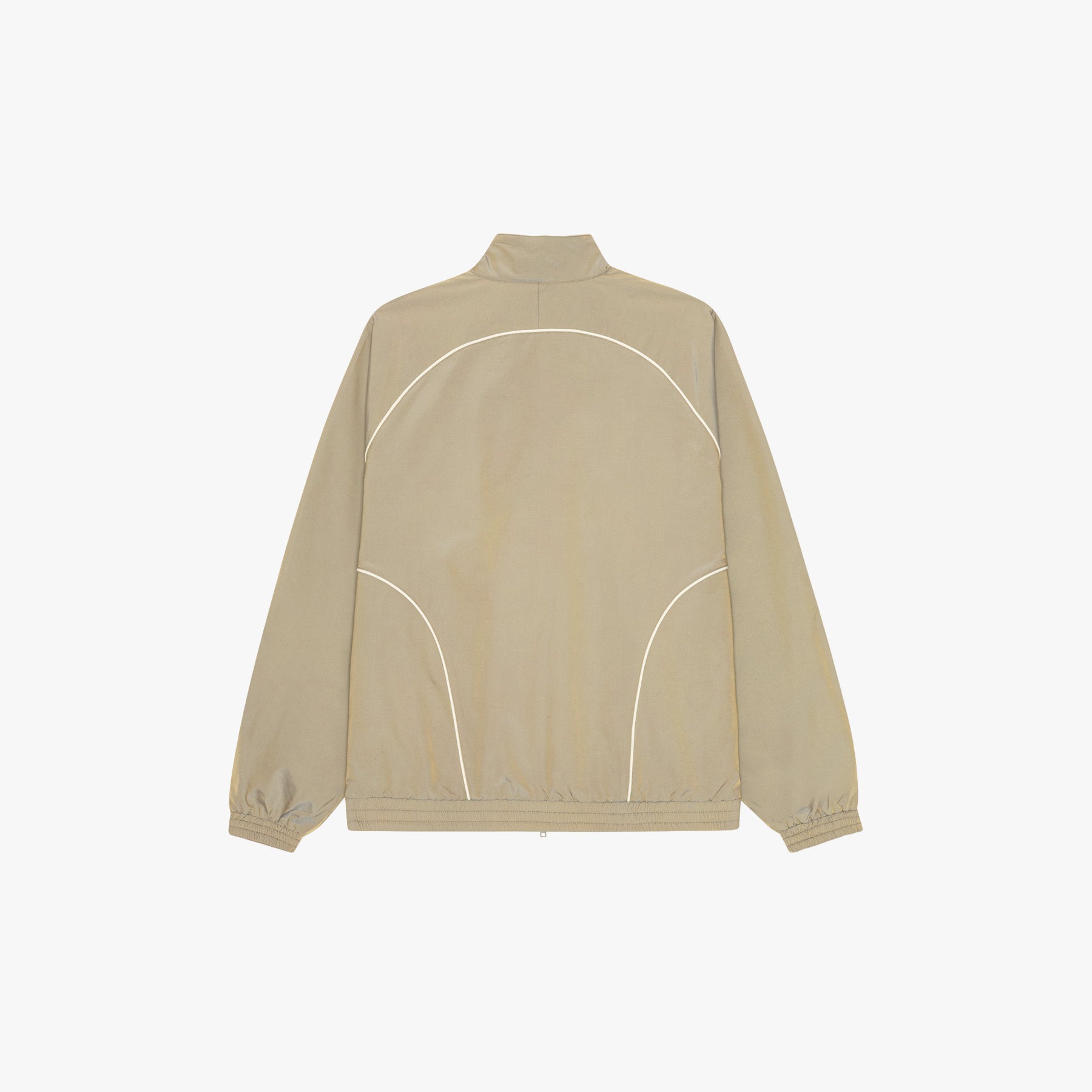 Les Deux OUTERWEAR Jack Shiny Track Jacket-Laurel Oak Sand